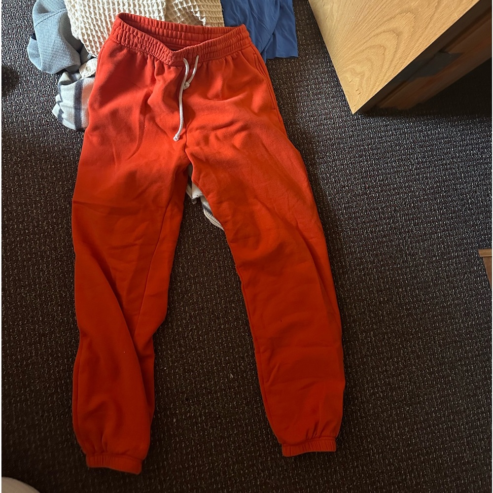 Red urban outfits jogger sweats